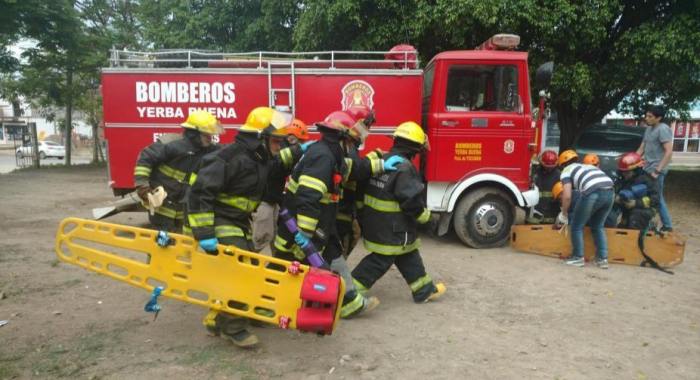 Bomberos Voluntarios de Yerba Buena en el territorio local